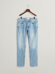 GANT LIght Wash Slim Fit 100% Cotton Jeans - Image 7 of 7