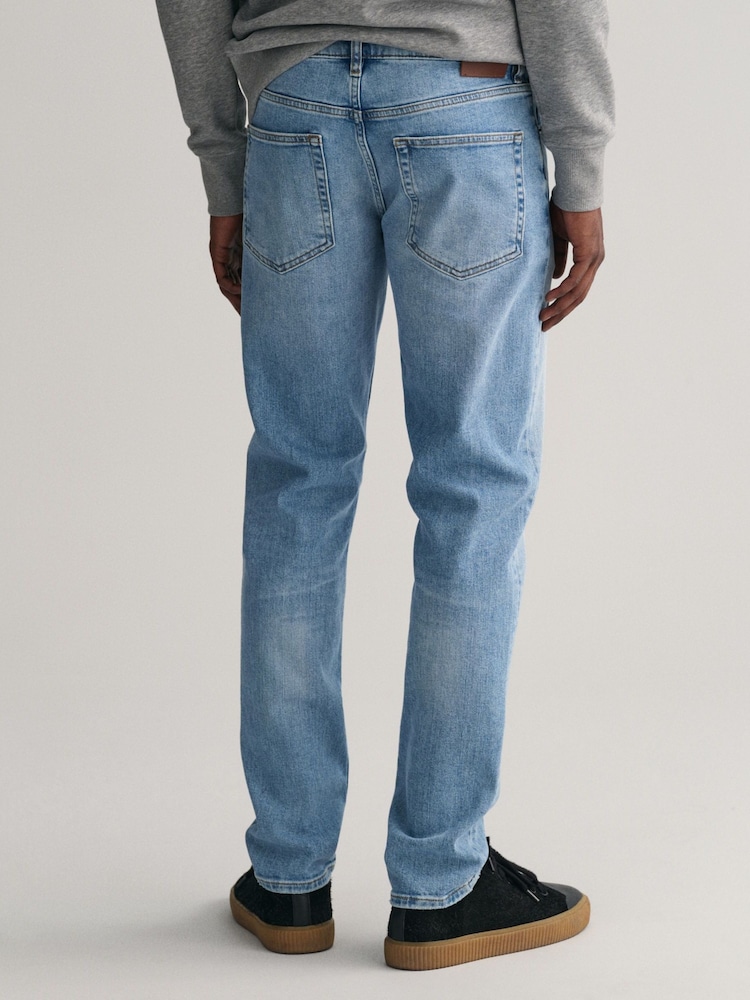 GANT Stretch-Denim-Jeans aus Baumwolle normaler Passform - Bild 7 von 7