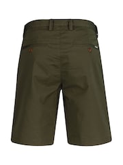 GANT Green 100% Cotton Slim Twill Shorts - Image 2 of 4
