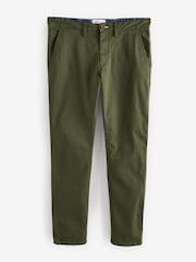GANT Green 100% Cotton Slim Fit Twill Chino Trousers - Image 5 of 5