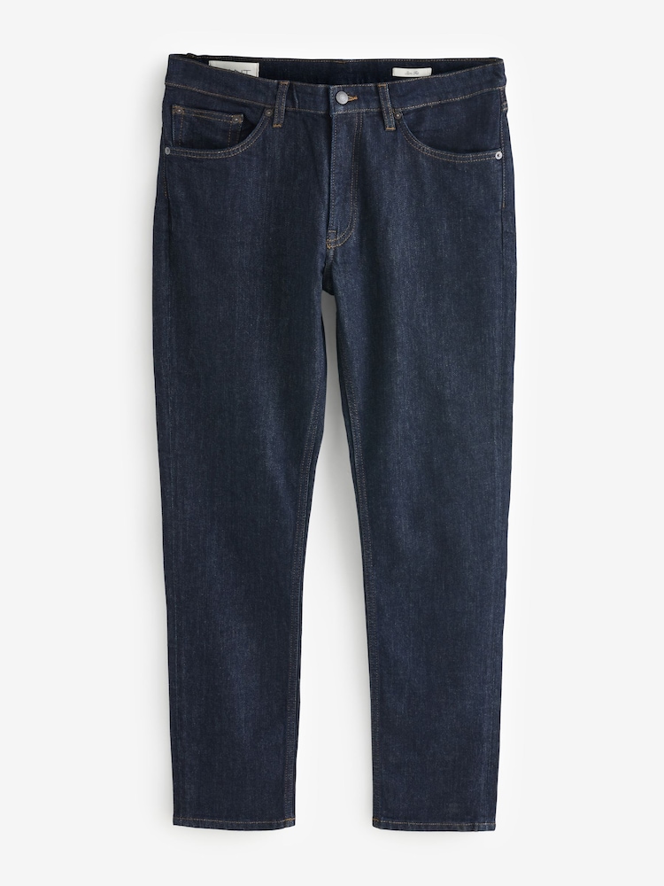 GANT Dark Blue Wash Slim Fit 100% Cotton Jeans - Image 8 of 8