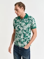 Grün - GANT – gestreiftes Polo-Shirt - Bild 1 von 5