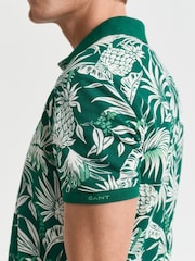 Grün - GANT – gestreiftes Polo-Shirt - Bild 4 von 5