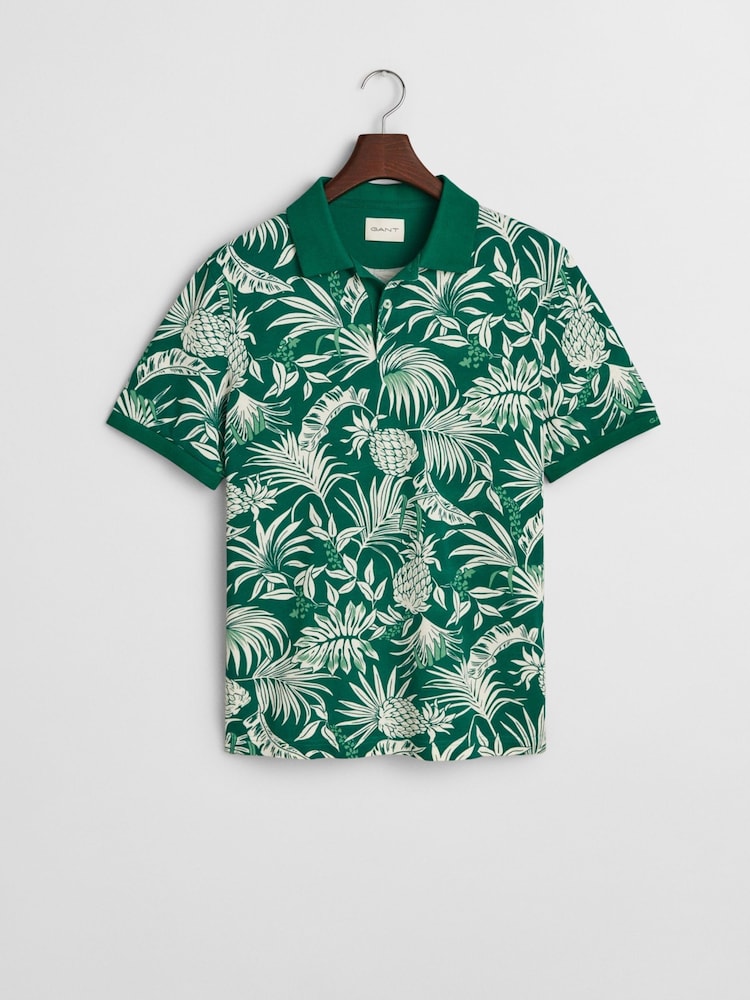 Grün - GANT – gestreiftes Polo-Shirt - Bild 5 von 5