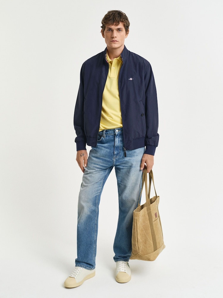 GANT Yellow Shield Logo Pique Polo Shirt - Image 3 of 7