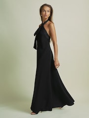Florere Bow-Detail Halterneck Maxi Dress - Image 3 of 7