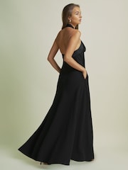 Florere Bow-Detail Halterneck Maxi Dress - Image 4 of 7