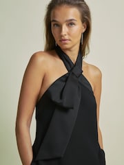 Florere Bow-Detail Halterneck Maxi Dress - Image 5 of 7