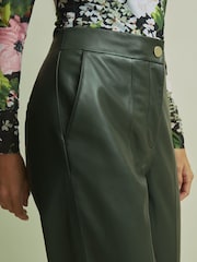 Florere Tapered Leather Trousers - Image 3 of 6