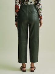 Florere Tapered Leather Trousers - Image 4 of 6