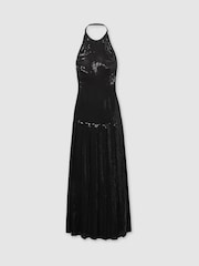 Sequin Halter Neck Dress - Image 2 of 7