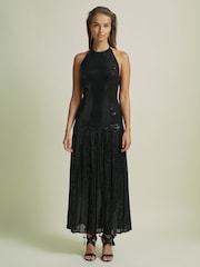 Sequin Halter Neck Dress - Image 3 of 7