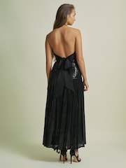 Sequin Halter Neck Dress - Image 4 of 7