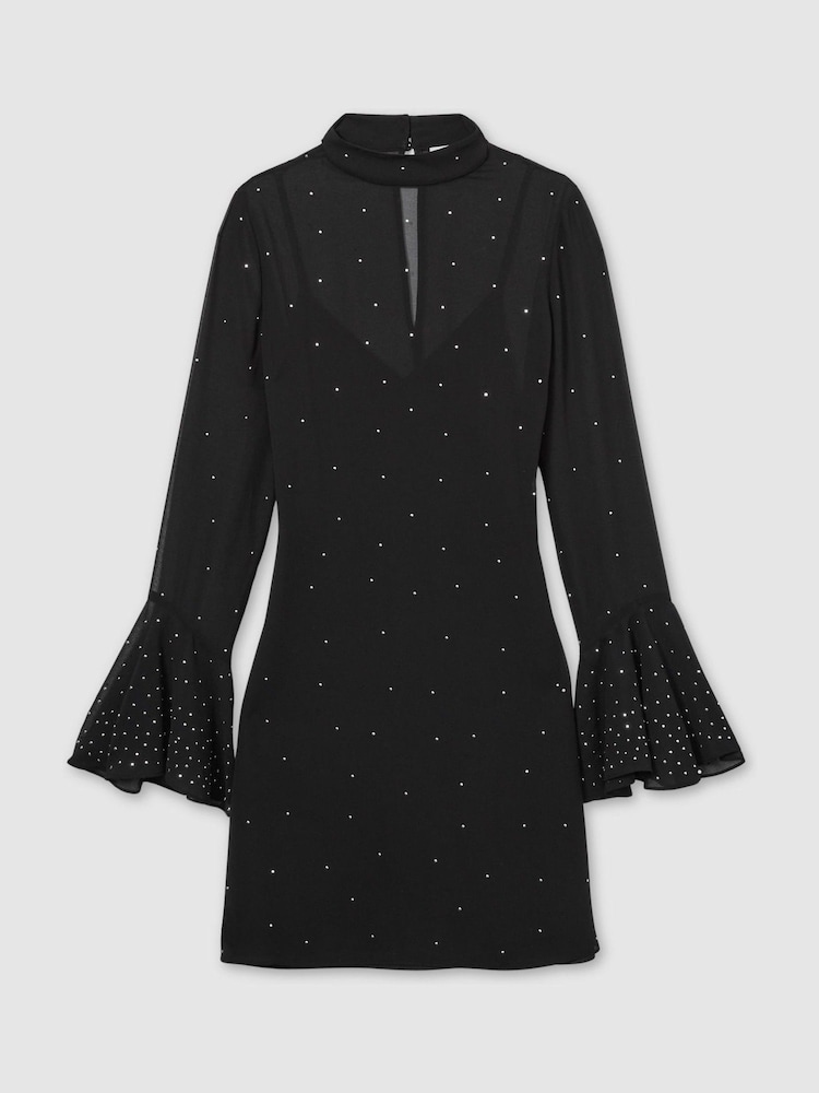 Vestido midi de punto de canalé con hilo de efecto metalizado de Florere - Imagen 2 de 7 Vestido midi de punto de canalé con hilo de efecto metalizado de Florere - Imagen 2 de 7