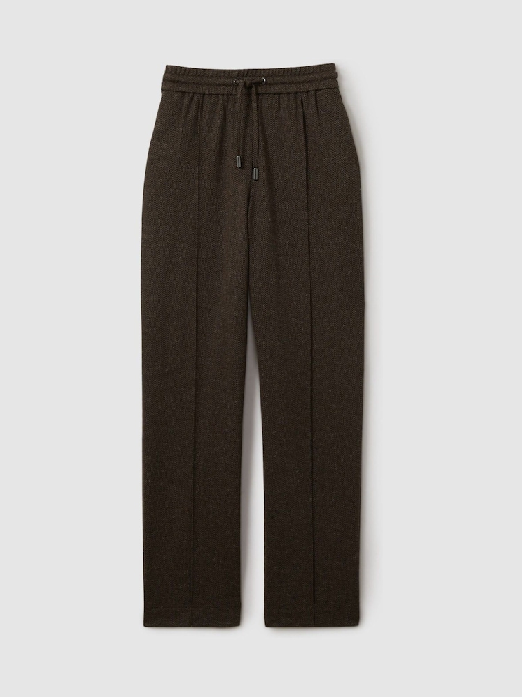 Reiss, Lois Marled, schmal zulaufende Hose aus Baumwollmischung mit Kordelzug - Bild 2 von 6 Reiss, Lois Marled, schmal zulaufende Hose aus Baumwollmischung mit Kordelzug - Bild 2 von 6