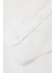 Reiss White Wallington Atelier Cotton-Piqué Long-Sleeve Shirt - Image 6 of 6