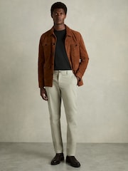 Pantalones chinos de algodón de corte slim de Reiss - Imagen 6 de 7