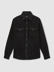 Sobrecamisa con dos bolsillos de lana Demari de Reiss - Imagen 2 de 6