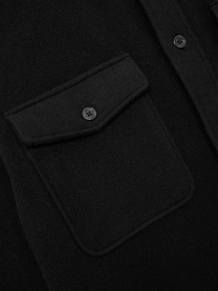 Sobrecamisa con dos bolsillos de lana Demari de Reiss - Imagen 6 de 6