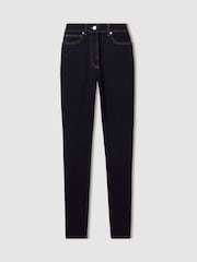 Reiss Dark Blue Hattie Petite Skinny Jeans - Image 2 of 8
