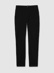 Reiss Black Pitch Slim Fit Washed Cotton Blend Chinos - Image 2 of 6