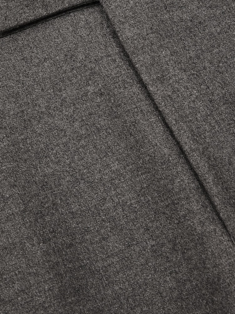 Reiss Grey Melange Degree Slim-Fit Wool Blend Suit Trousers - Image 8 of 8