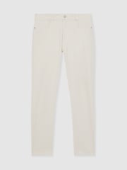 Reiss White Picton Cotton-Stretch Slim-Fit Jeans - Image 2 of 7