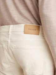Reiss White Picton Cotton-Stretch Slim-Fit Jeans - Image 4 of 7