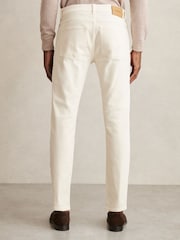 Reiss White Picton Cotton-Stretch Slim-Fit Jeans - Image 6 of 7