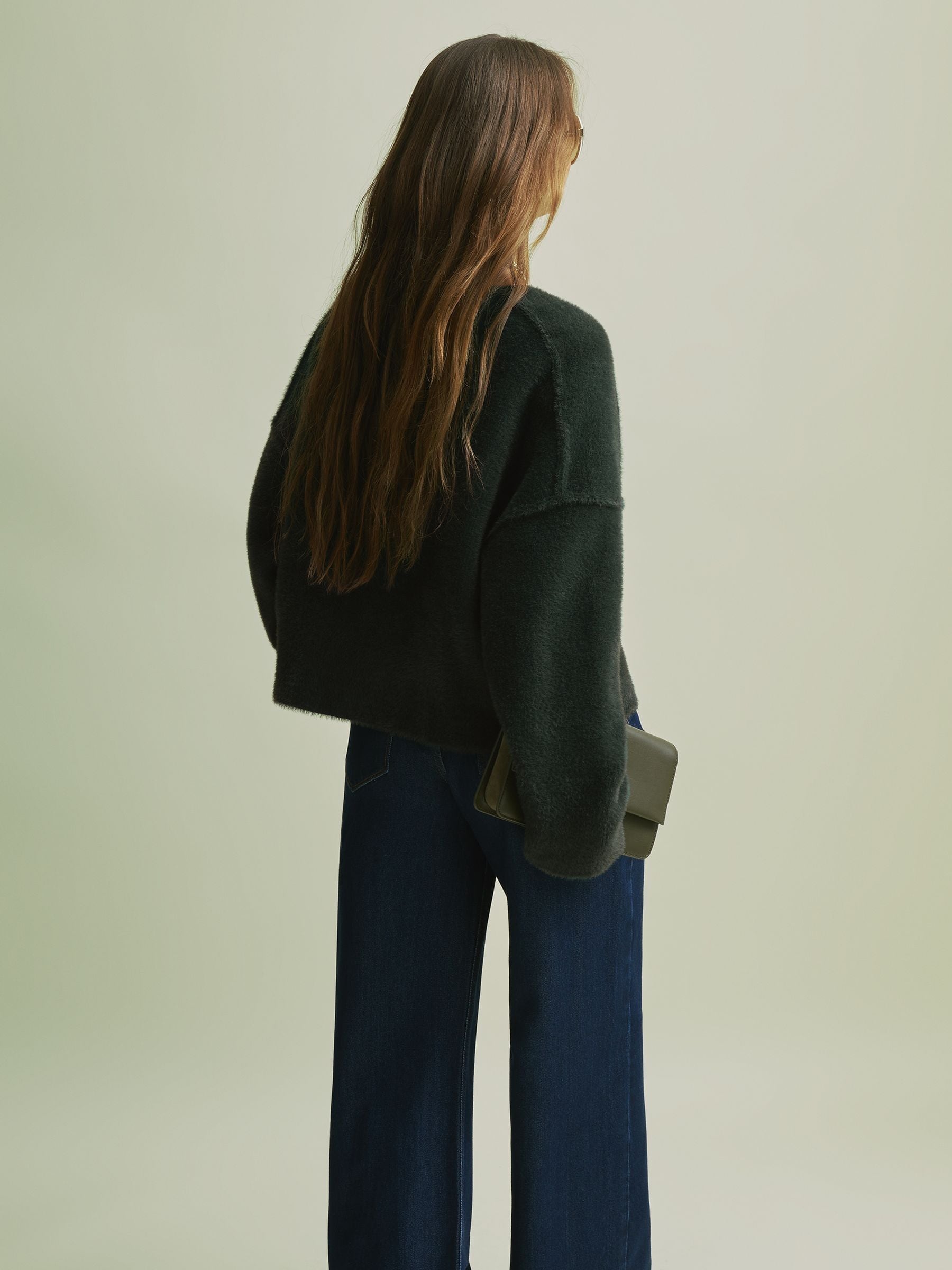 Buy Florere Fluffy Cropped Jacket from Next USA