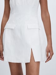 Anna Quan Cotton Blend Jacquard Mini Dress - Image 4 of 6