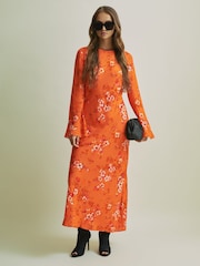 Florere Flute Sleeve Midi Dress - Image 1 of 6