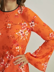 Florere Flute Sleeve Midi Dress - Image 5 of 6