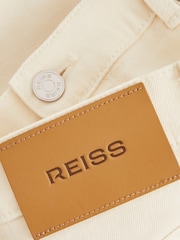 Белый - Джинсы прямого кроя Reiss Bishopsgate - Изображение 6 из 6