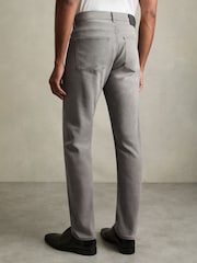 Reiss Light Washed Grey Picton Cotton-Stretch Slim-Fit Jeans - Image 5 of 6