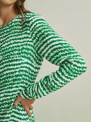 Florere Green Asymmetric Midi Dress - Image 6 of 8