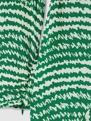 Florere Green Asymmetric Midi Dress - Image 7 of 8