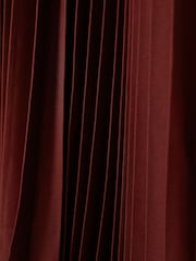 Florere Cinnamon Pleated Satin Maxi Skirt - Image 6 of 6
