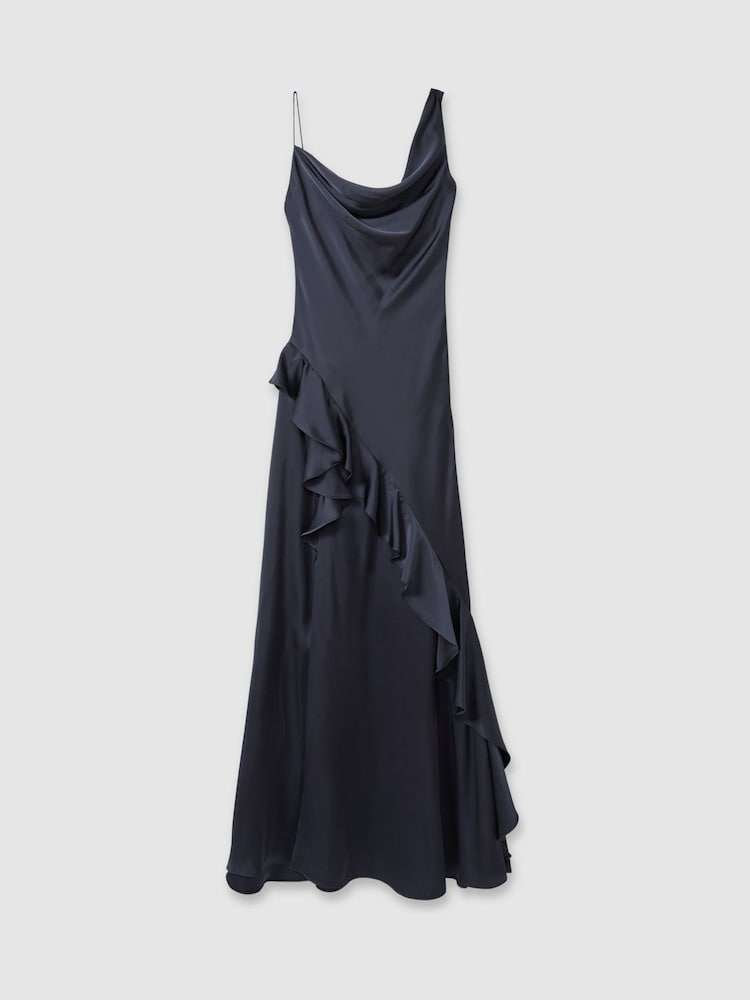 Vestido largo con cuello vuelto Charmeuse de Amur - Imagen 2 de 6 Vestido largo con cuello vuelto Charmeuse de Amur - Imagen 2 de 6