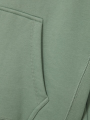 Reiss Bright Green Boulevard Cotton Fleece-Back Hoodie - Image 6 of 6