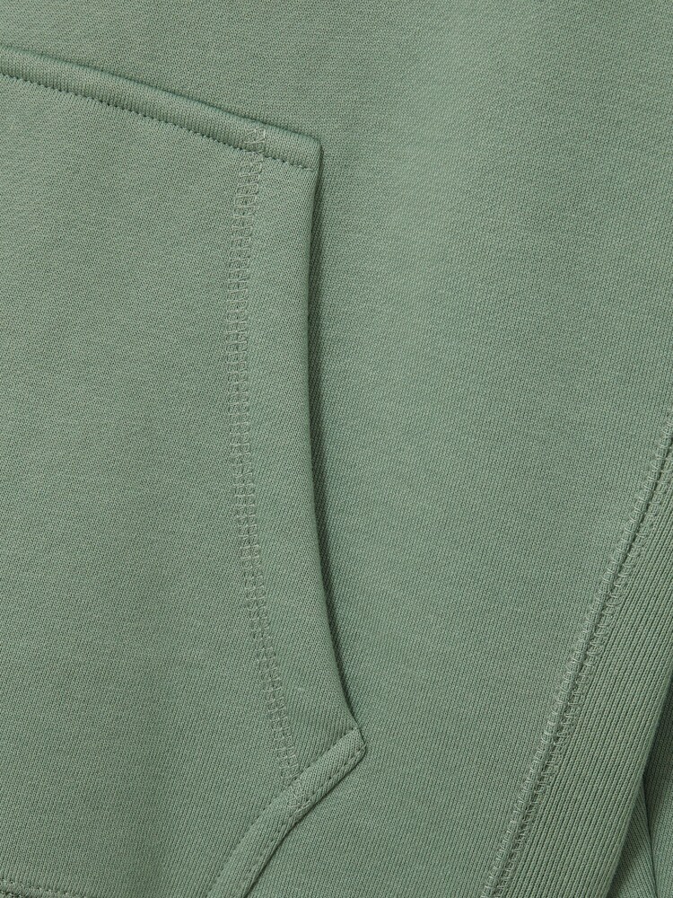 Reiss Bright Green Boulevard Cotton Fleece-Back Hoodie - Image 6 of 6