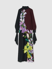 Florere Tie Cuff Maxi Column Dress - Image 2 of 7