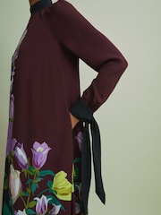 Florere Tie Cuff Maxi Column Dress - Image 5 of 7