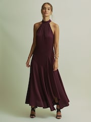Florere, asymmetrisches Neckholder-Midikleid - Bild 1 von 6