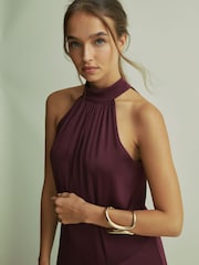 Florere, asymmetrisches Neckholder-Midikleid - Bild 3 von 6