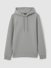 Reiss Fabien Interlock Jersey Hoodie - Imagen 2 de 6