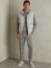 Reiss Fabien Interlock Jersey Hoodie - Imagen 5 de 6