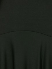 Темно-зеленый - Florere Hybrid Knit-Satin Midi Dress - Image 7 of 7