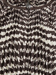 Florere Pleated Frill Midi Dress - Image 8 of 8