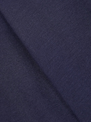 Reiss Navy Carey 13-14 yrs Cotton-Jersey Roll-Neck Top with Stretch - Image 4 of 4